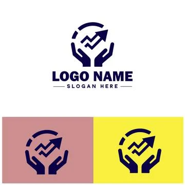 Line graph icon Line chart Line plot Line diagram flat logo sign symbol edi.. 스톡 일러스트