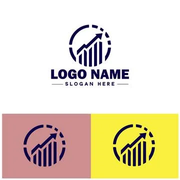 Line graph icon Line chart Line plot Line diagram flat logo sign symbol edi.. Ilustración de archivo