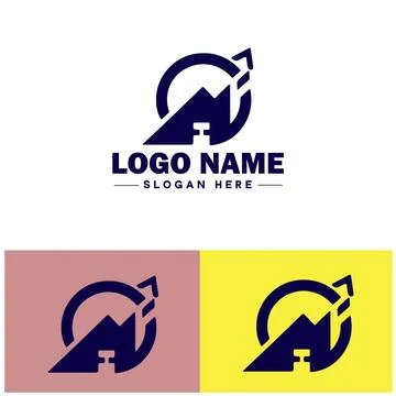 Line graph icon Line chart Line plot Line diagram flat logo sign symbol edi.. Ilustración de archivo