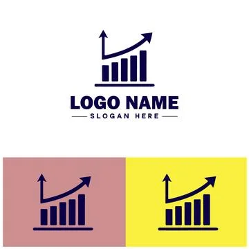 Line graph icon Line chart Line plot Line diagram flat logo sign symbol edi.. Ilustración de archivo