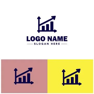 Line graph icon Line chart Line plot Line diagram flat logo sign symbol edi.. Ilustración de archivo