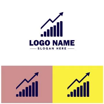 Line graph icon Line chart Line plot Line diagram flat logo sign symbol edi.. Ilustración de archivo