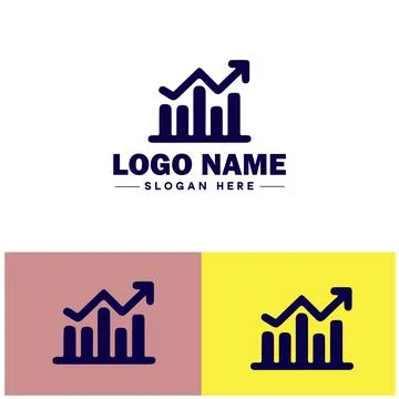 Line graph icon Line chart Line plot Line diagram flat logo sign symbol edi.. 스톡 일러스트