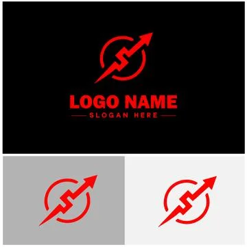 Line graph icon Line chart Line plot Line diagram flat logo sign symbol edi.. Ilustración de archivo