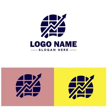 Line graph icon Line chart Line plot Line diagram flat logo sign symbol edi.. Ilustración de archivo