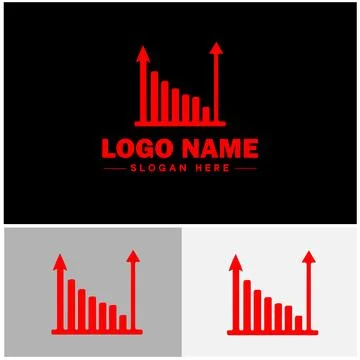 Line graph icon Line chart Line plot Line diagram flat logo sign symbol edi.. Ilustración de archivo