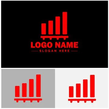 Line graph icon Line chart Line plot Line diagram flat logo sign symbol edi.. Ilustración de archivo