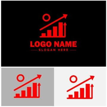 Line graph icon Line chart Line plot Line diagram flat logo sign symbol edi.. Ilustración de archivo