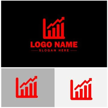 Line graph icon Line chart Line plot Line diagram flat logo sign symbol edi.. Illustrazione stock