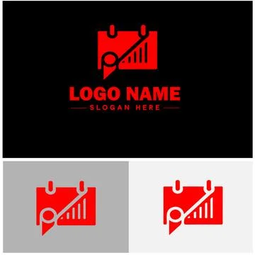 Line graph icon Line chart Line plot Line diagram flat logo sign symbol edi.. Stock Illustration