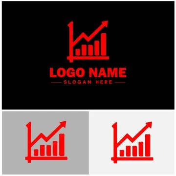 Line graph icon Line chart Line plot Line diagram flat logo sign symbol edi.. Ilustración de archivo