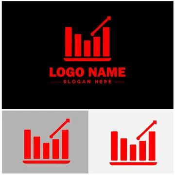 Line graph icon Line chart Line plot Line diagram flat logo sign symbol edi.. Ilustración de archivo