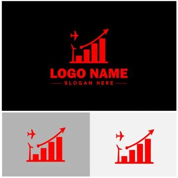 Line graph icon Line chart Line plot Line diagram flat logo sign symbol edi.. Ilustración de archivo