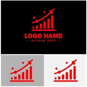 Line graph icon Line chart Line plot Line diagram flat logo sign symbol edi.. Ilustración de archivo