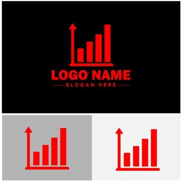 Line graph icon Line chart Line plot Line diagram flat logo sign symbol edi.. Ilustración de archivo