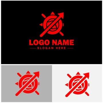 Line graph icon Line chart Line plot Line diagram flat logo sign symbol edi.. Ilustración de archivo