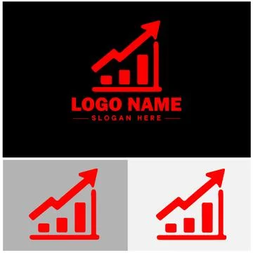 Line graph icon Line chart Line plot Line diagram flat logo sign symbol edi.. Ilustración de archivo