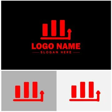 Line graph icon Line chart Line plot Line diagram flat logo sign symbol edi.. Ilustración de archivo