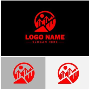 Line graph icon Line chart Line plot Line diagram flat logo sign symbol edi.. Ilustración de archivo