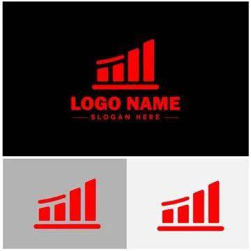 Line graph icon Line chart Line plot Line diagram flat logo sign symbol edi.. Ilustración de archivo