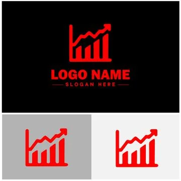 Line graph icon Line chart Line plot Line diagram flat logo sign symbol edi.. Ilustración de archivo