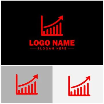 Line graph icon Line chart Line plot Line diagram flat logo sign symbol edi.. Ilustración de archivo