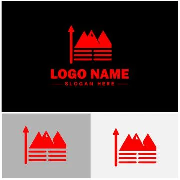 Line graph icon Line chart Line plot Line diagram flat logo sign symbol edi.. Ilustración de archivo