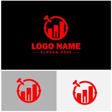 Line graph icon Line chart Line plot Line diagram flat logo sign symbol edi.. Ilustración de archivo