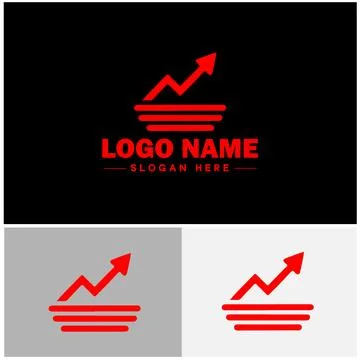 Line graph icon Line chart Line plot Line diagram flat logo sign symbol edi.. Ilustración de archivo