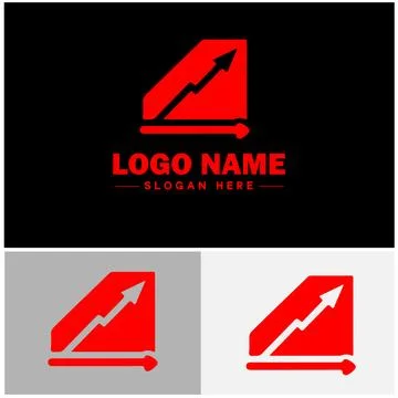 Line graph icon Line chart Line plot Line diagram flat logo sign symbol edi.. Ilustración de archivo