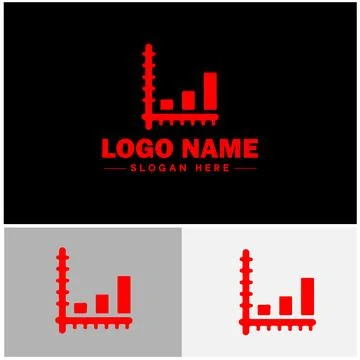 Line graph icon Line chart Line plot Line diagram flat logo sign symbol edi.. Ilustración de archivo