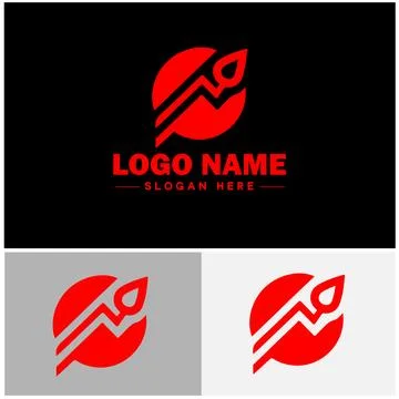 Line graph icon Line chart Line plot Line diagram flat logo sign symbol edi.. Ilustración de archivo