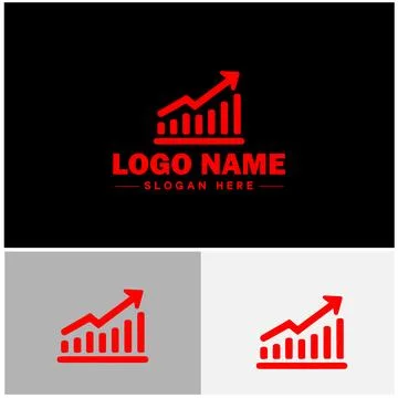 Line graph icon Line chart Line plot Line diagram flat logo sign symbol edi.. Ilustración de archivo