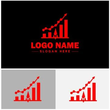 Line graph icon Line chart Line plot Line diagram flat logo sign symbol edi.. Ilustración de archivo