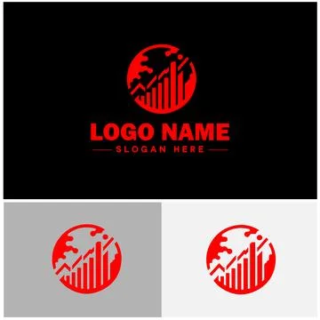 Line graph icon Line chart Line plot Line diagram flat logo sign symbol edi.. Ilustración de archivo