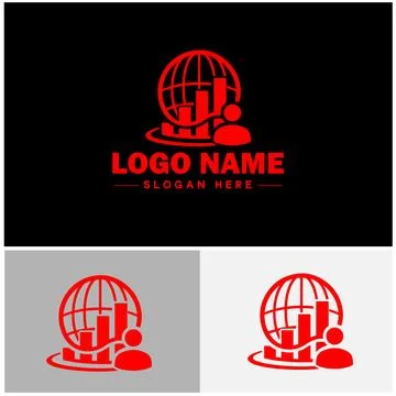 Line graph icon Line chart Line plot Line diagram flat logo sign symbol edi.. Ilustración de archivo