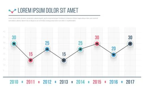Line Graph Stock Illustration