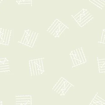 Line graph line seamless pattern Illustrazione stock