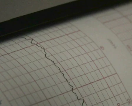 Line Graph Printing 1 Stock Footage 284424