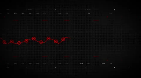 Line Graph Progressing Red Stock-Footage 51855983