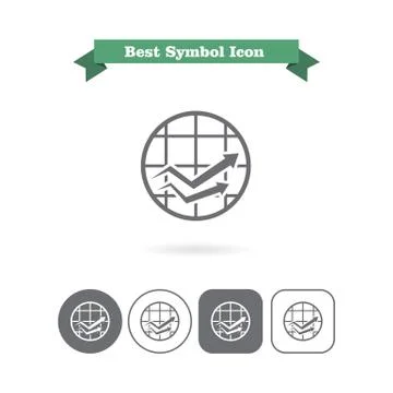 Line graphs 스톡 일러스트