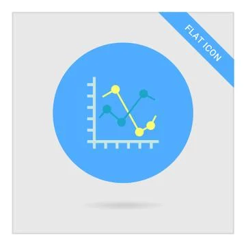 Line graphs Stock Illustration