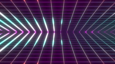 Line grid looping video background - abstract video background Stock Footage 211411393