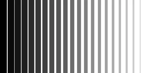 Line halftone Gradient texture. Striped gradation Transition Lattice. Fadin.. Illustrazione stock