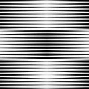 Line halftone pattern with gradient effect. Gorizontal lines. Stock Illustration