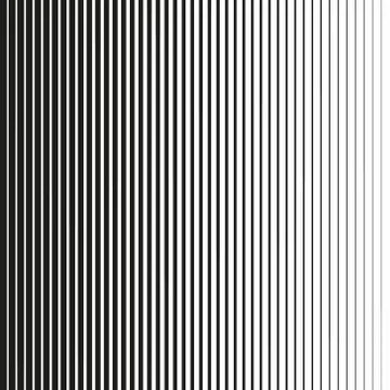 Line halftone pattern with gradient effect. Stockillustratie