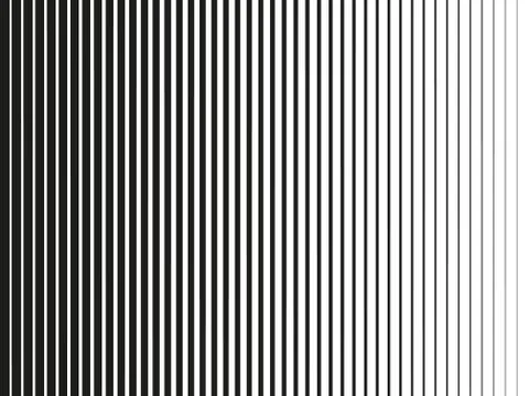 Line halftone pattern with gradient effect. Illustrazione stock