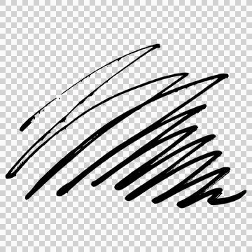 Line hatching scribble Stock Illustration