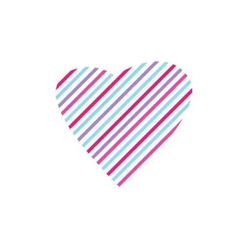 Line hearth icon vector concept design template Ilustración de archivo