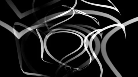 Line Hearts Spin Stock Footage 34301762